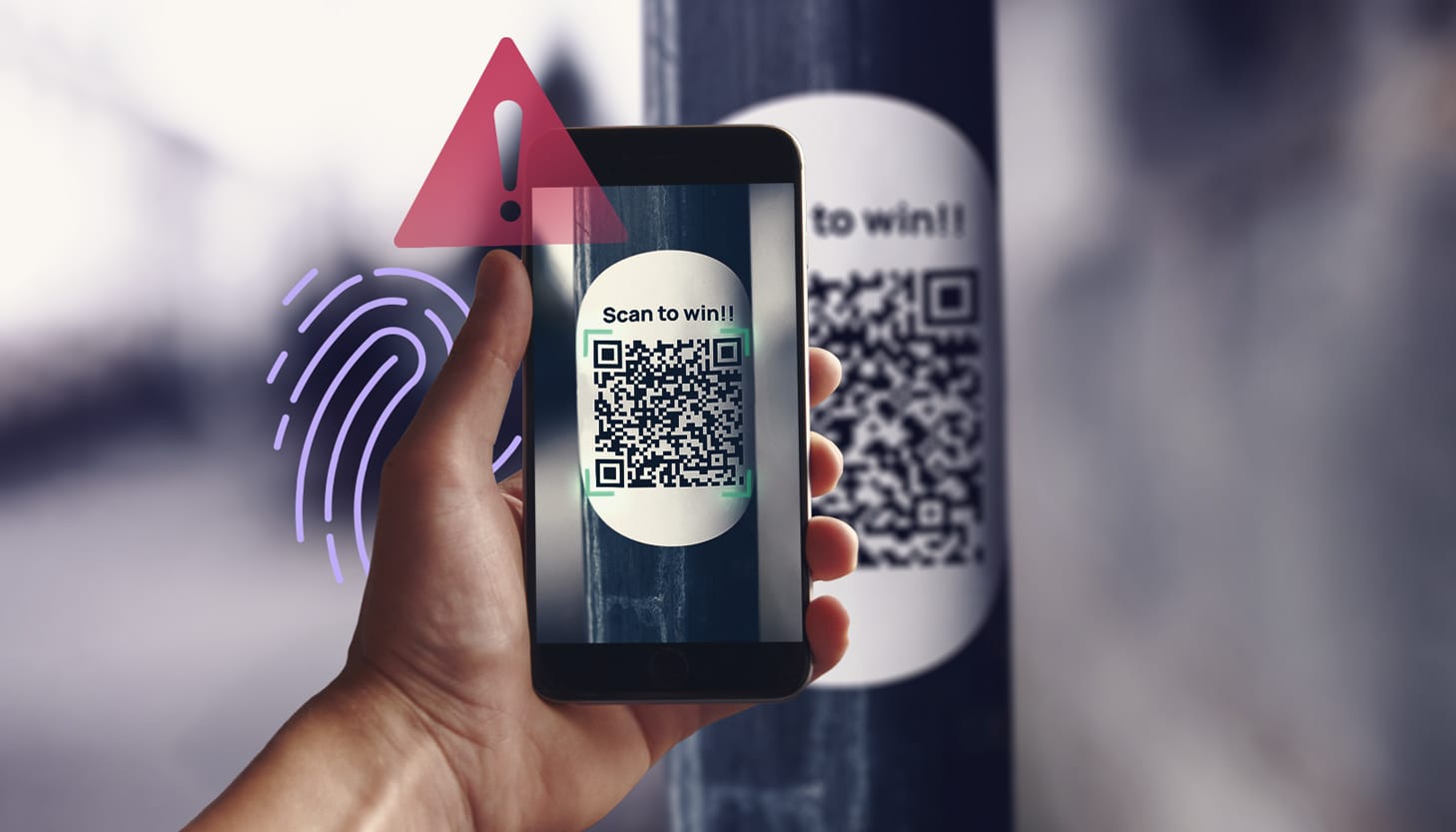 QR Code Phishing Banner