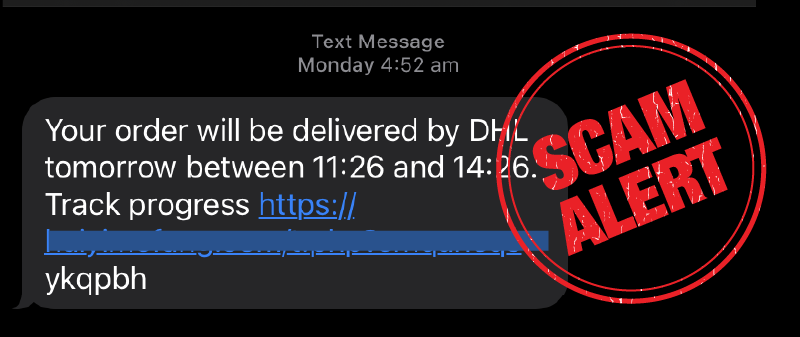 Parcel SMS Scam