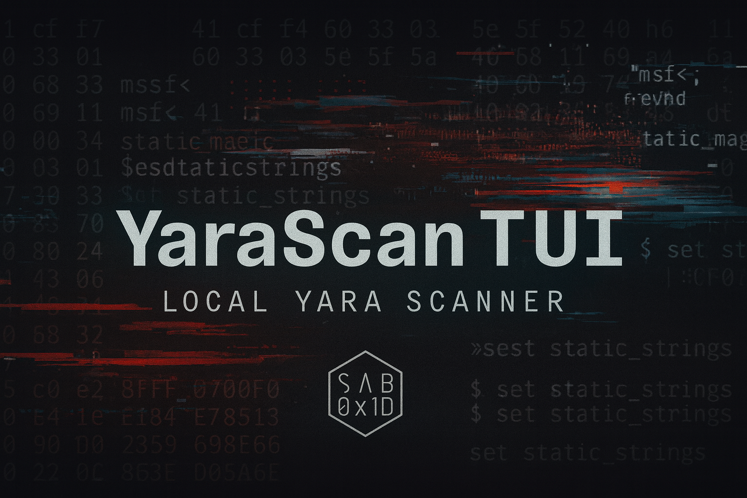 YaraScanTUI banner
