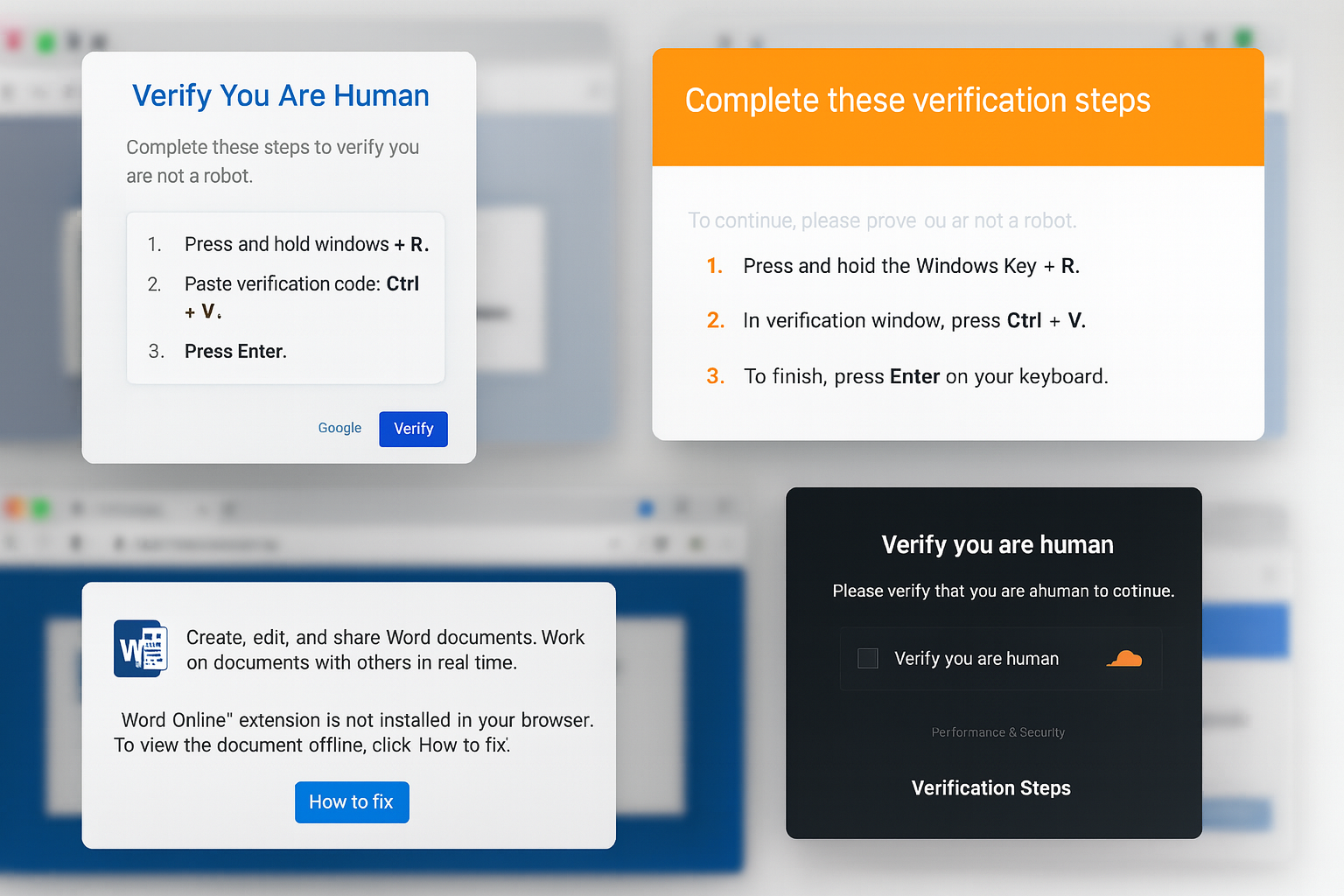 Fake Verification Prompt